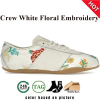 62 Crew White Floral Embroidery