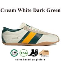 91 Cream White Dark Green