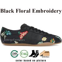 70 Black Floral Embroidery