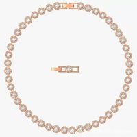 rose gold necklace+box