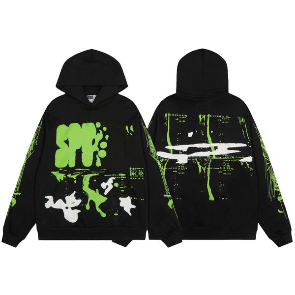 spider hoodie designer hoodie for men mens rhinestone 25 black hoodie sweatpants for mens tracksuit casual fashion mens women hoodies Hip Hop loose long sleeve