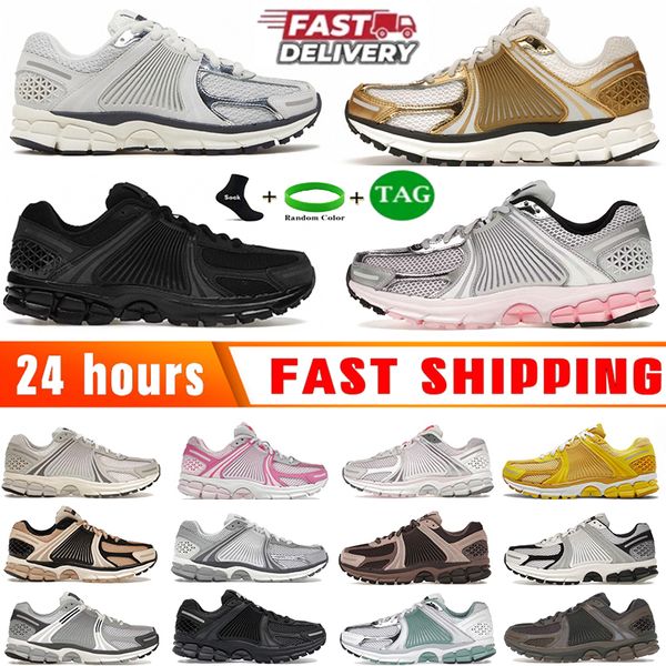 Vomero 5 Mens Running Shoes Designer Sneakers Photon Dust Metallic Silver Gold White Racer Blue Triple Red Black Pink Premium Platinum Tint Women Sports Trainers