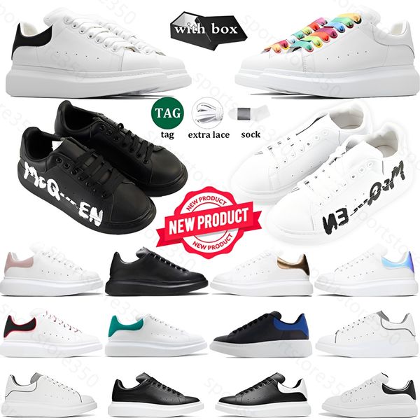 Designer Fashion Casual Shoes Oversized Platform Sneaker Sneakers For Men Women Mens Calfskin Velvet Leather Iridescent Outdoor Trainers White Black Size 35-45