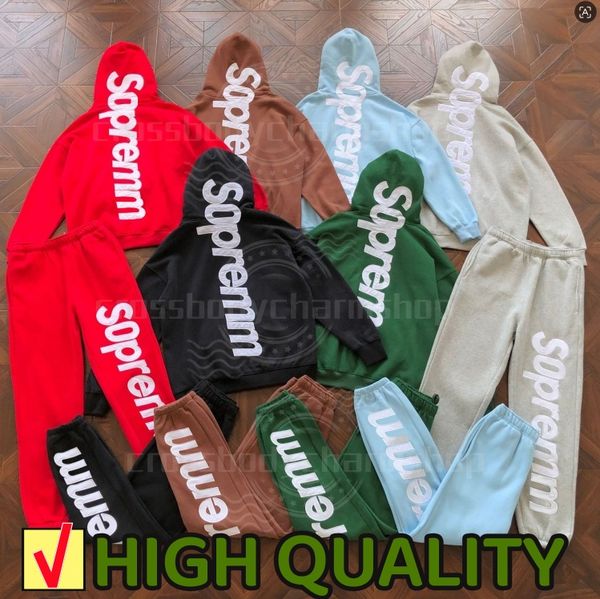 Supremely hoodie shirt sweatpants designer hoodie t shirt men hoodies for men jacket hoodie zip up hoodie designer clothes men Sweatshirts Hip Hop loose sleeves
