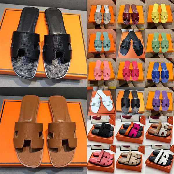 free shipping women slippers designer sandals slides stylish sliders summer beach outdoor casual travel slippers luxury shoes mules brown black white