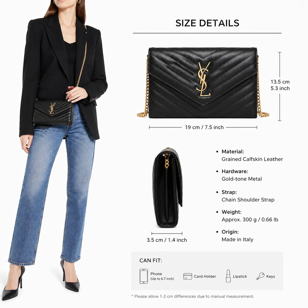 Designer Bag Patent Leather Bag Luxury Bag Walles Shoulder Bag Handbags Women Fashion Patent Leather Handbag Chain Bag High-Quality Fashion