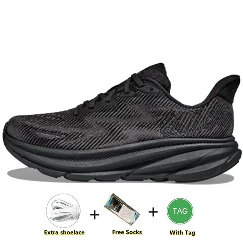 Designer Running shoes Bondi 8 Clifton 9 Men Women Sneakers Black White Bule Green Yellow Pink Anthracite hiking breathable outdoor Sports Trainers Eur 36-45